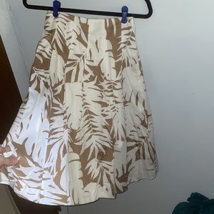 Talbots floral skirt